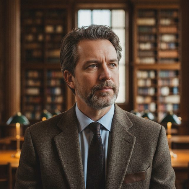 Academic style AI headshot sample