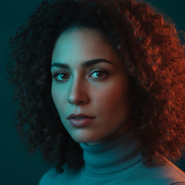 Creative style AI headshot sample