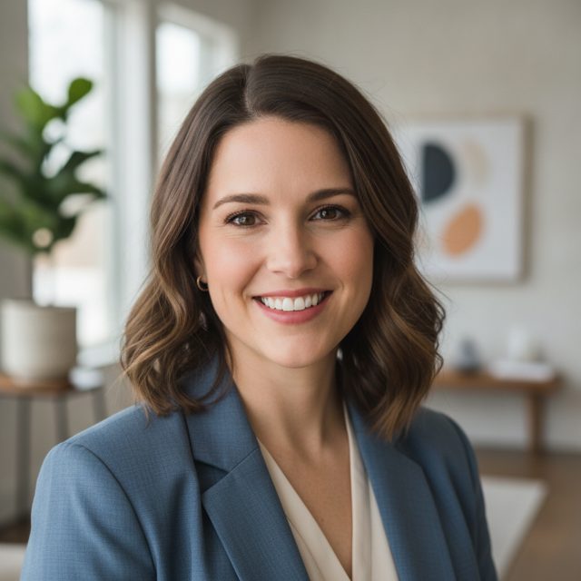 Real Estate style AI headshot sample